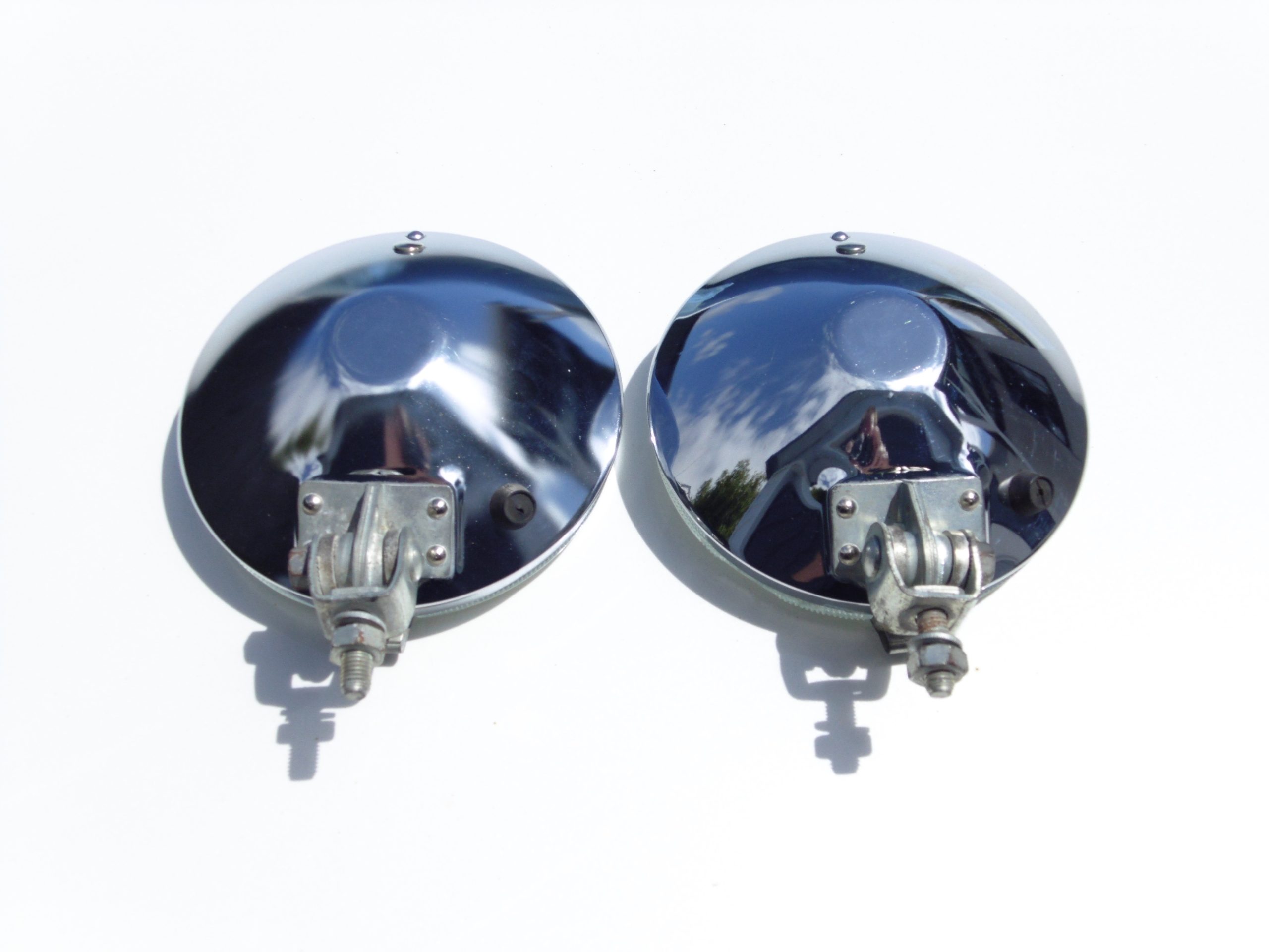 VINTAGE HELLA 160 CHROME BACKED DRIVING/SPOT LIGHTS - Image 3