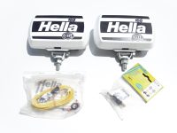 NOS VINTAGE HELLA 155 CHROME BACK DRIVING LIGHT KIT