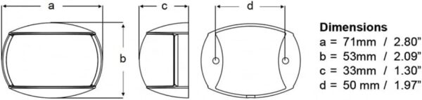 HELLA 2 NM NAVILED PORT & STARBOARD SET - Image 2
