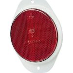 HELLA RED RETRO REFLECTOR SURFACE MOUNT 83mm