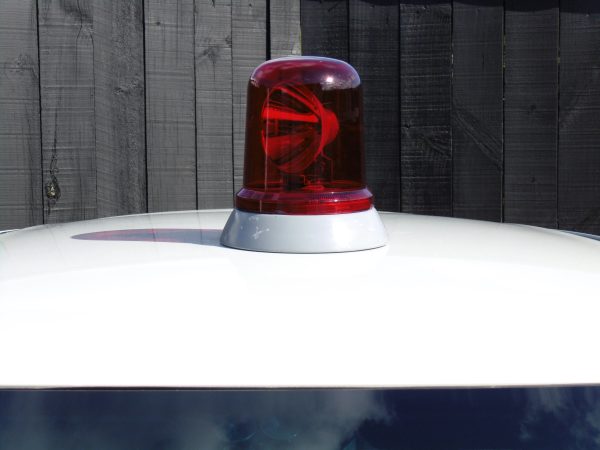 NOS HELLA KLJ80 12V RED BEACON