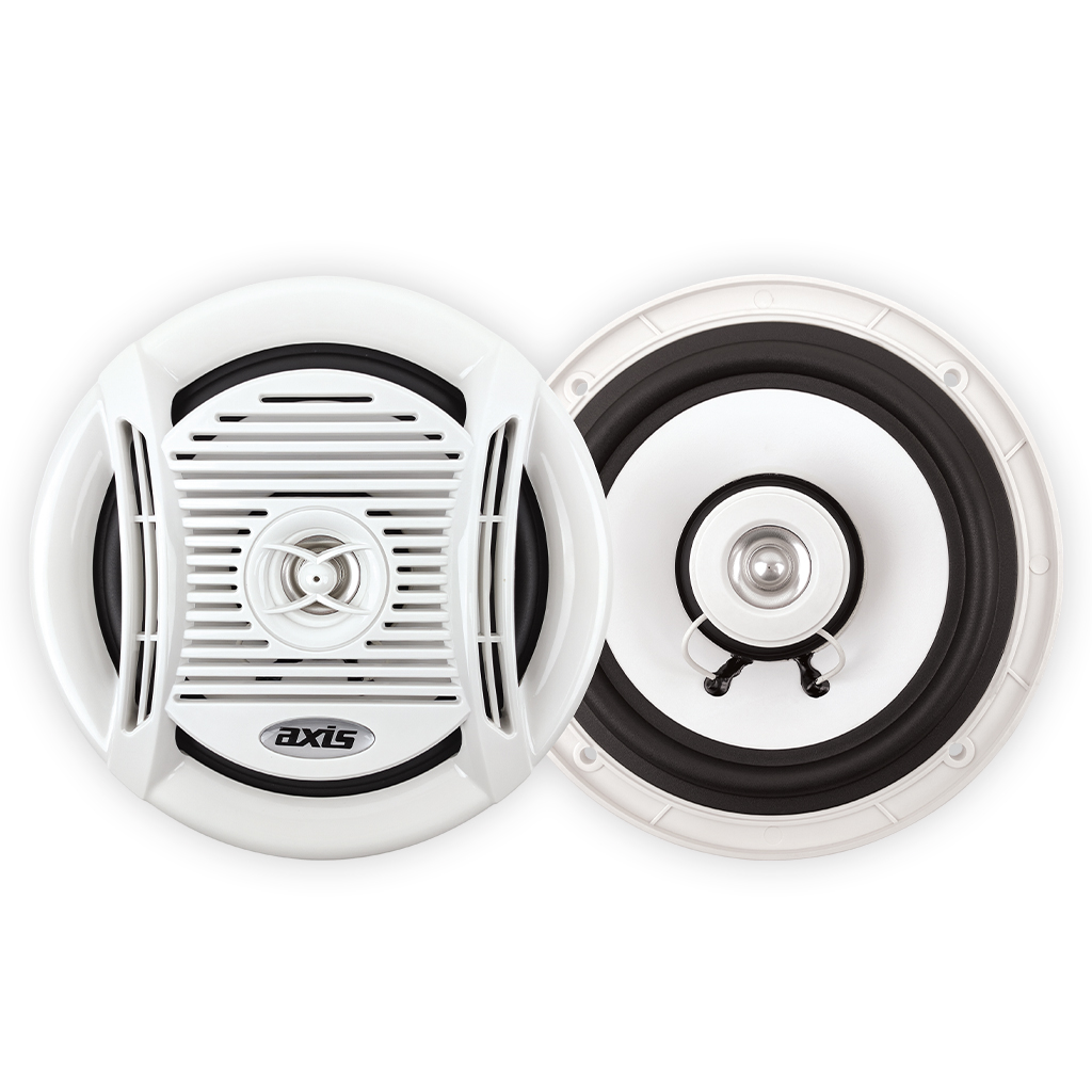 AXIS WHITE 6.5 INCH MARINE 2 WAY SPEAKERS